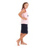 Girls summer pajama set Lazy bear t-shirt + Dark blue shorts